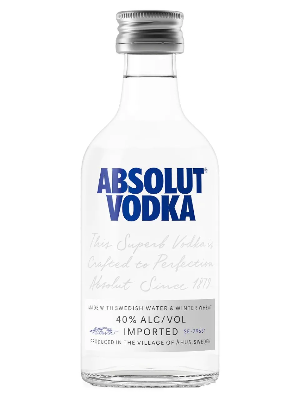 Online absolut Vodka Blue 40% 0.05L