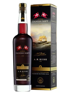 Online riise-rum A.H. Riise Royal Danish Navy Rum 40% 0.7L gift pack