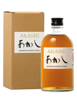 Clearance akashi Japanese Blended Whisky 40% 0.5L gift pack