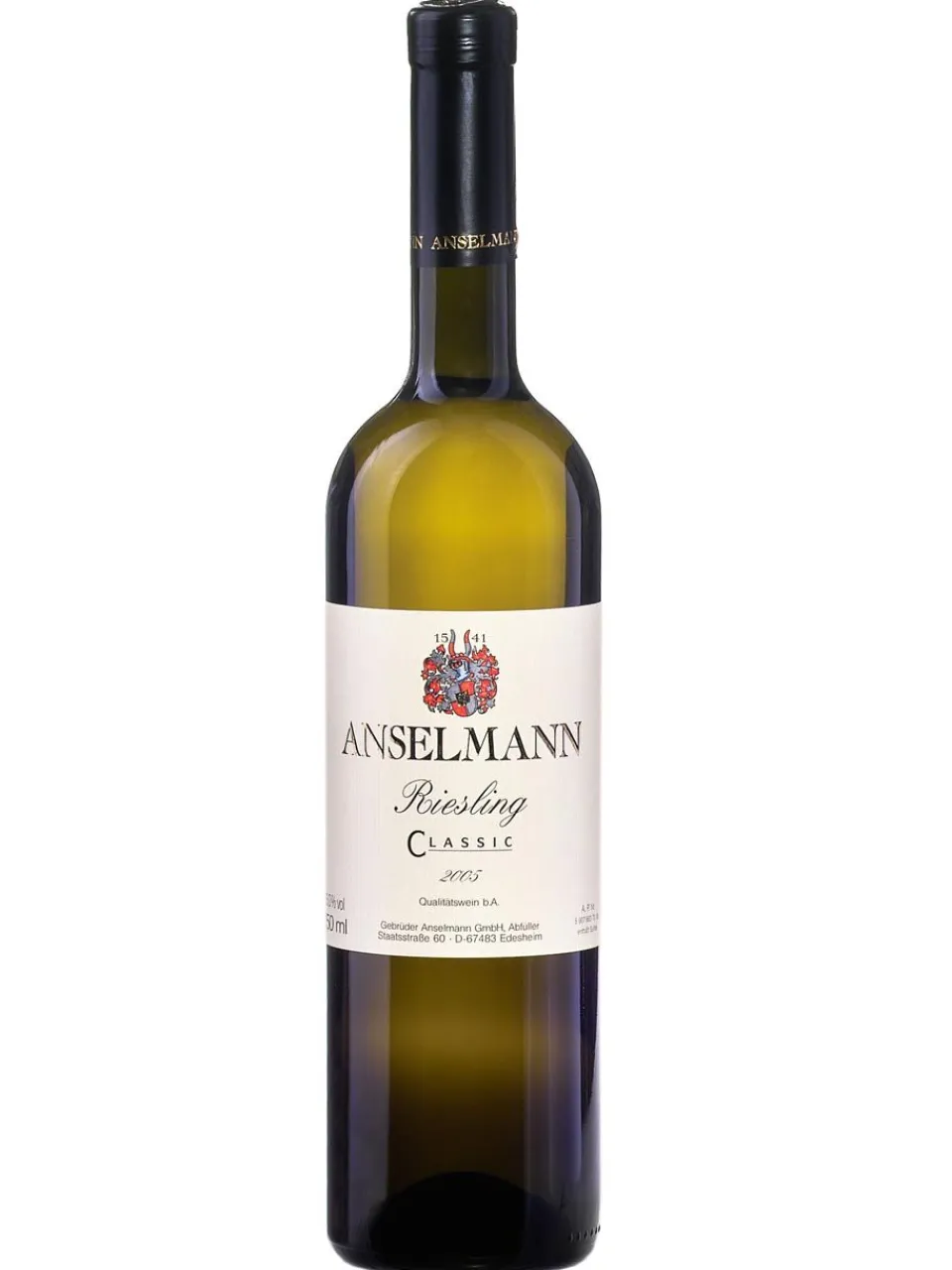 Online anselmann , Riesling Classic, QbA, Pfalz, white, 0.75L