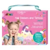 Discount avenir , nail stickers and tattoos unicorns