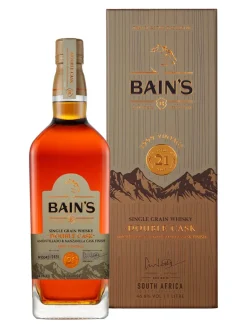 Hot bains Bain's Double Cask Single Grain Whisky 21y 46.8% 1L gift pack