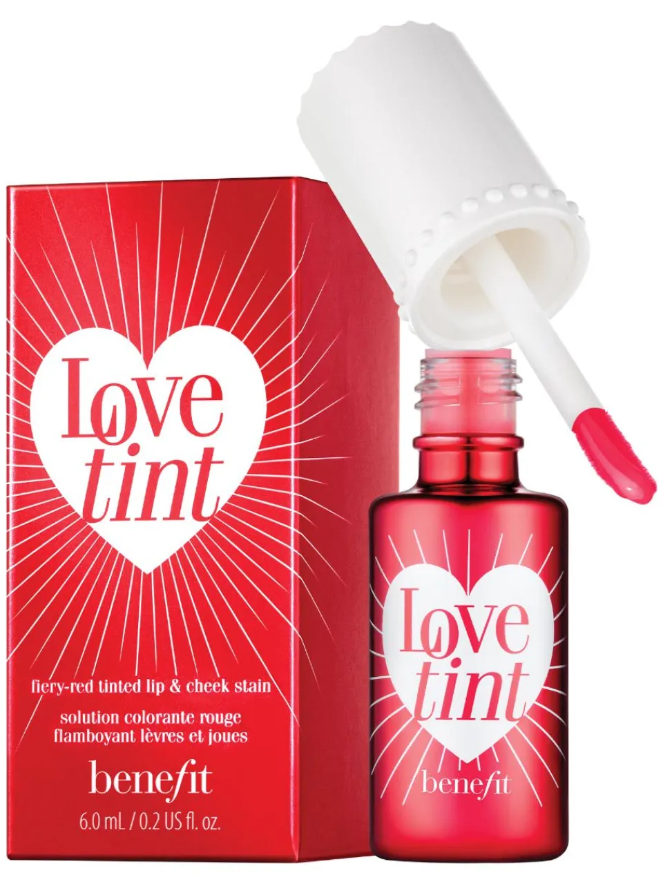 Fashion benefit Lovetint Lip Tint Fiery Red
