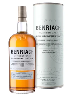 Fashion benriach Quarter Cask Classic Speyside Single Malt Scotch Whisky 46% 1L gift pack