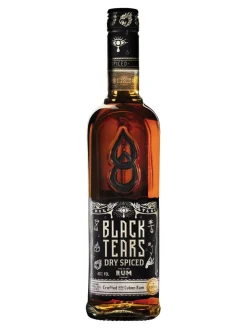 Hot black-tears Black Tears Spiced Rum 40% 1L