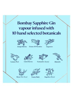 Discount bombay Sapphire Gin 40% 1L