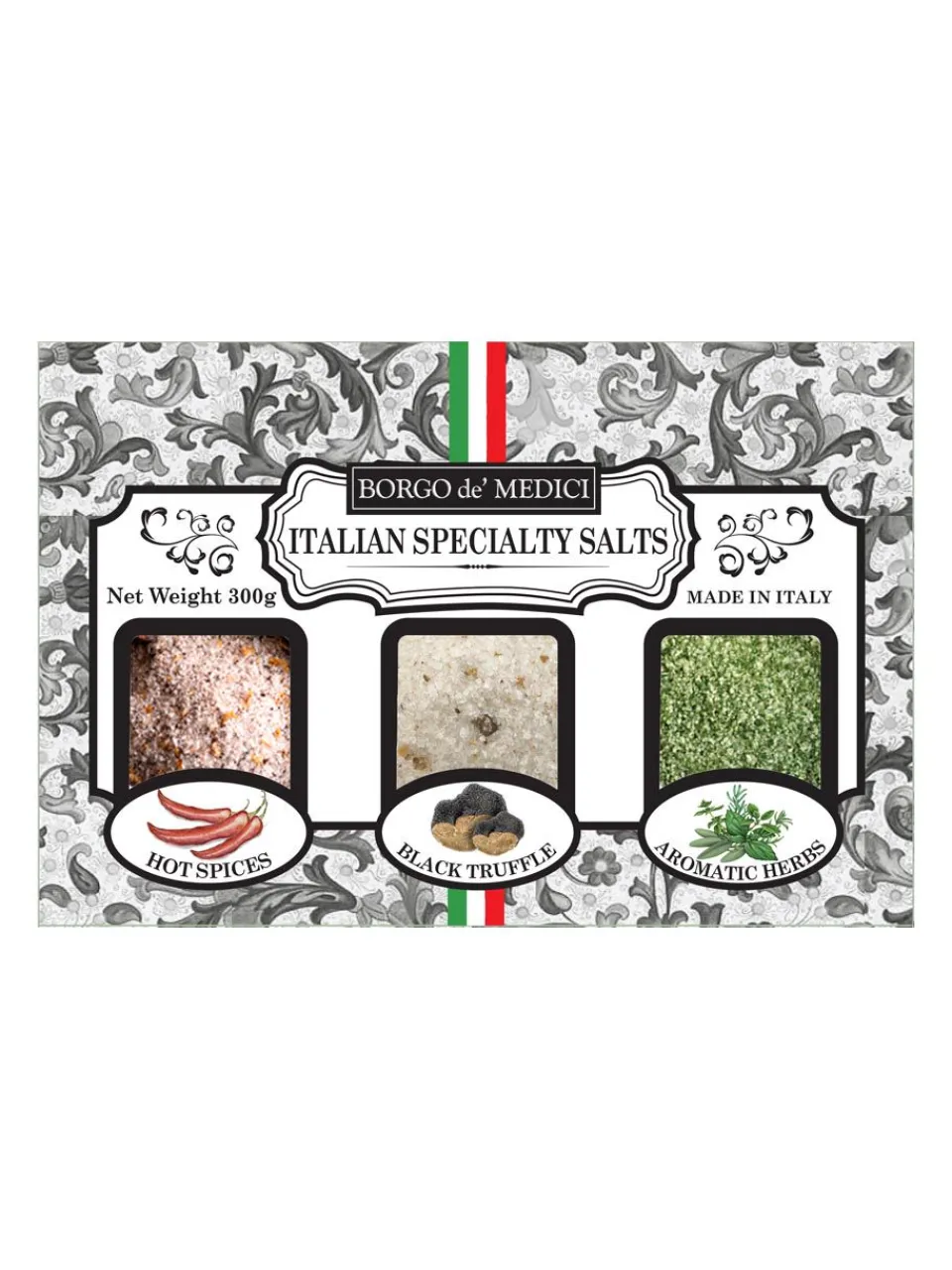 Best borgo-de-medici Borgo de' Medici - Italian Salt Selection (Chilli Pepper; Truffle; Tuscan Herbs) - 3x100g