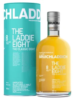 Outlet bruichladdich Laddie 8 Islay Single Malt Scotch Whisky 50% 0.7L gift pack