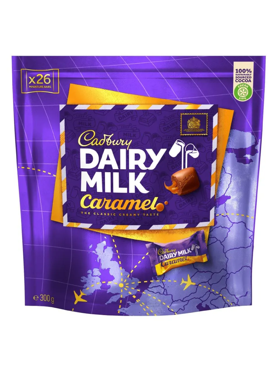 Hot cadbury Caramel Chunks Pouch 300g