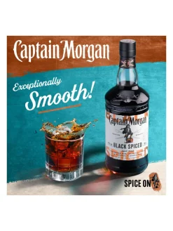 Online capt-morgan Captain Morgan Black Spiced Rum 40% 1L