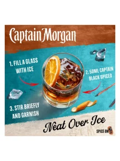 Online capt-morgan Captain Morgan Black Spiced Rum 40% 1L