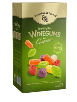 Sale cavendish-and-harvey Cavendish & Harvey Sour English Winegums for Connoisseurs 800g