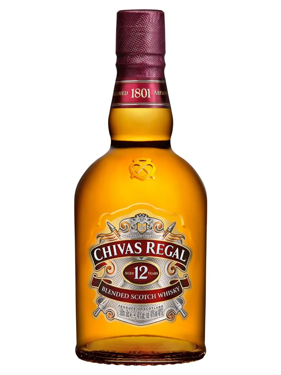 Clearance chivas Regal Blended Scotch Whisky 40% 0.5L
