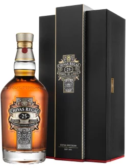 Hot chivas Regal 25y Blended Scotch Whisky 40% 0.7L gift pack