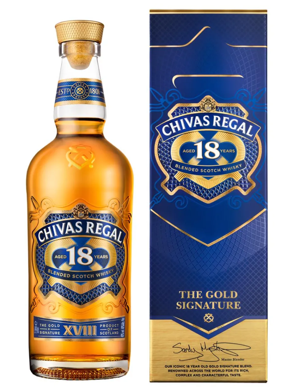 Hot chivas Regal 18y Blended Scotch Whisky 40% 1L GP