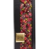 Best chocome - Dark chocolate with pistachios, crystallised rose petals, freeze-dried sour cherries and 23-carat gold crumbs