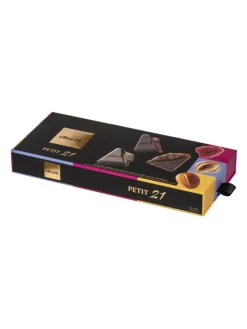 Best chocome Petit 21 - Bite-sized milk chocolate squares with Maldon salt pistachio filling