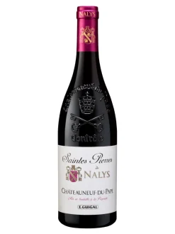 Hot st-pierres-de-nalys Château de Nalys, Saintes Pierres de Nalys, Châteauneuf-du-Pape, Rhône, AOC, dry, red 0.75L