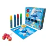 Best chupa-chups Chupa Chups set with 4 strawberry lollies, 4 marker pens and 1 colouring book - Smurfs or Hello Kitty