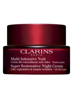 Clearance clarins Skincare Super Restorative Night Cream All skin type 50 ml