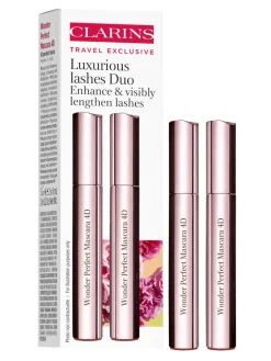Sale clarins Wonder Perfect 4D Mascara Duo Set