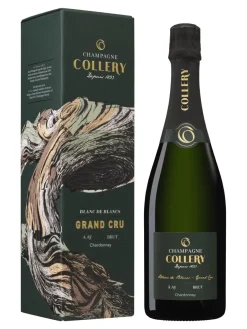New collery , Blanc de Blancs, Grand Cru, Champagne, AOC, brut, white 0.75L (gift pack)