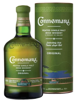 Sale connemara Peated Single Malt Irish Whiskey 40% 0.7L gift pack