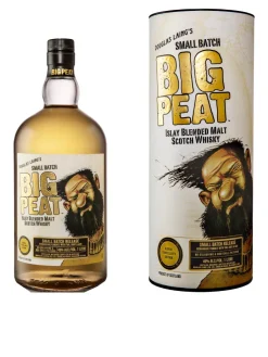Clearance douglas-laing Douglas Laing Big Peat Islay Blended Malt Scotch Whisky 48% 1L gift pack