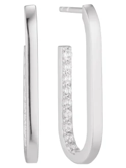 Fashion sif-jakobs-1 Earrings Capizzi Medio - with white zirconia