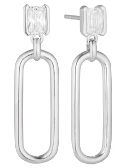 Clearance sif-jakobs-1 Earrings Roccanova Lungo - with white zirconia