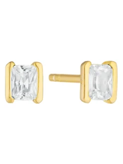 Outlet sif-jakobs-1 Earrings Roccanova Piccolo - 18k gold plated, with white zirconia