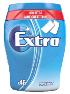 Outlet wrigleys EXTRA Peppermint 46p bottle 24x6*64g