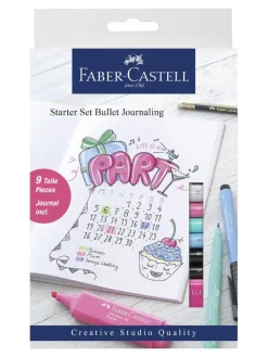 Outlet faber-castell , bullet journaling starter set 9 pieces