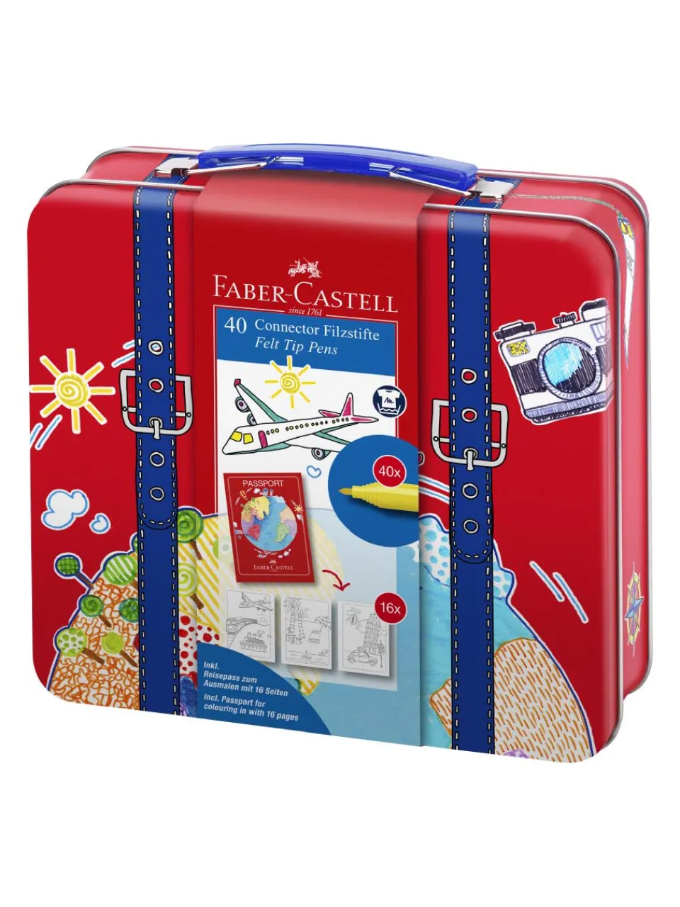 Outlet faber-castell , fibre-tip pen connector suitcase