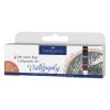 Clearance faber-castell , india ink pitt artist pen c 4ct stand.