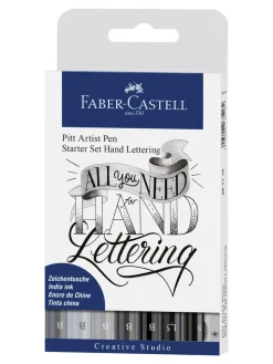 Online faber-castell , india ink pitt artist pen lettering