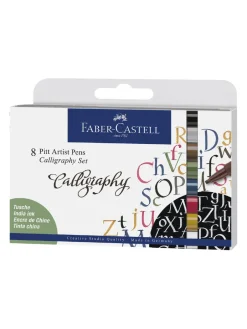 Outlet faber-castell , india ink pitt artist pen calligraphy 8x