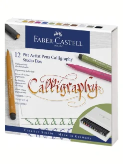 Fashion faber-castell , Schreiben & Schenken, india ink pitt artist pen c st.box 12x
