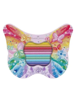 Clearance faber-castell , Spielen & Lernen, gift set sparkle col. pencils butterfly