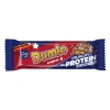 Fashion dumle Fazer milk chocolate covered protein bar with toffee flavour and protein crisps. With sweeteners.