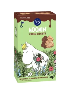 Hot moomin Fazer milk chocolate covered biscuits