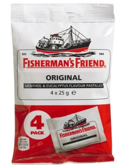 Outlet fisherman-s-friend Fisherman's Friend Original Menthol & Eucalyptus 4x25g