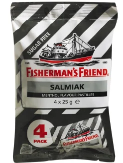 Outlet fisherman-s-friend Fisherman's Friend Sugarfree Salmiak Menthol 4x25g