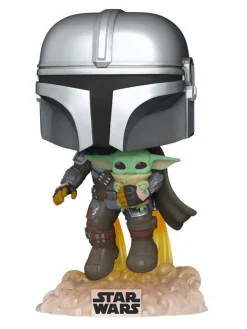 Clearance funko , the mandalorian- mando flying w/jet pack