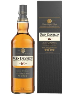 Sale glen-deveron Glen Deveron 16y Highland Single Malt Scotch Whisky 40% 1L gift pack
