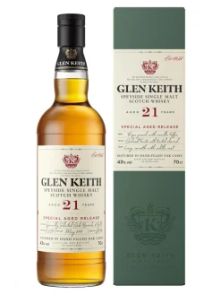 New glen-keith Glen Keith 21y Speyside Single Malt Scotch Whisky 43% 0.7L gift pack