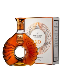 Discount godet XO Terre Cognac 40% 0.7L gift pack