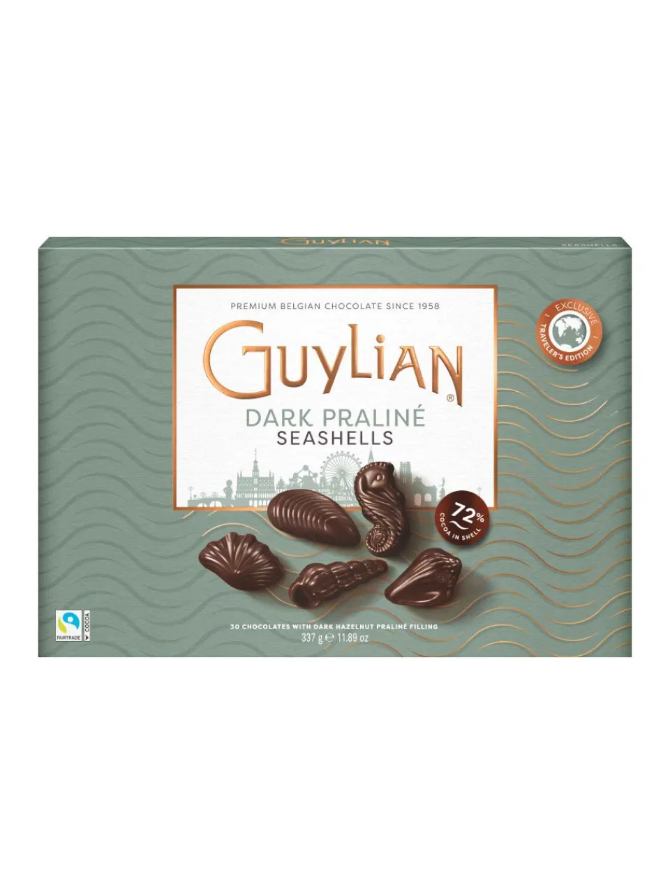 New guylian Seashells Dark Praliné 337g