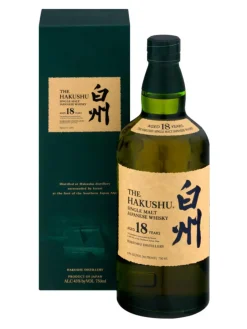 Hot hakushu 18y Japanese Single Malt Whisky 43% 0.7L gift pack