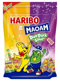 Outlet haribo & MAOAM DUO PACK SOUR mix of fruit gums and chewy sweets